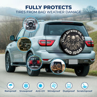 Skull Scary Spare Tire Cover – Universal Fit