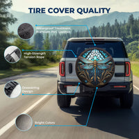 Blue Dragonfly Spare Tire Cover – Universal Fit