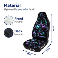 Bookish Fae Fantasy Car Seat Covers – Set of 2, Universal Fit