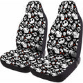 Skull Car Seat Covers – Set of 2, Universal Fit