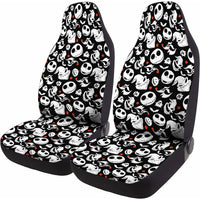 Skull Car Seat Covers – Set of 2, Universal Fit