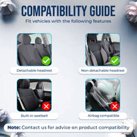 Horror Car Seat Covers – Set of 2, Universal Fit