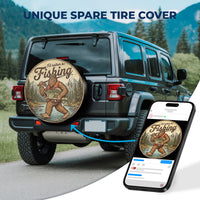 Fishing Sasquatch Spare Tire Cover – Universal Fit