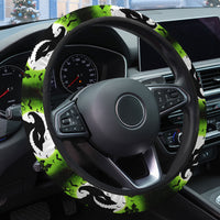 Green Horror Sack Steering Wheel Cover – Universal 15 in