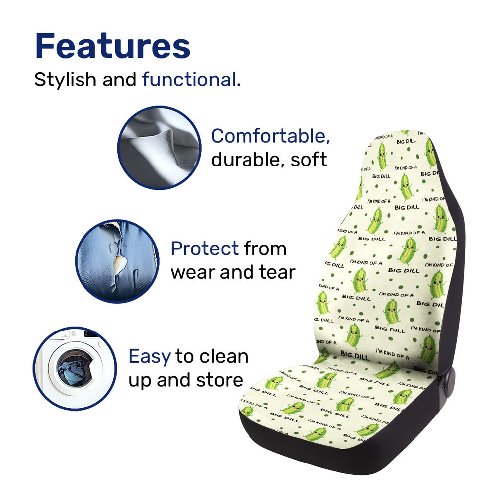 Pickle Car Seat Covers design view 5