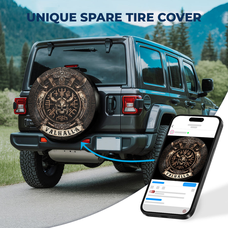 Viking Wolf Spare Tire Cover – Universal Fit