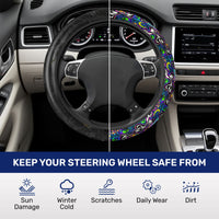 Alien UFO Steering Wheel Cover – Universal 15 in