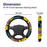 Spooky Skeleton Rag Doll Steering Wheel Cover – Universal 15 in