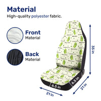 Pickle Car Seat Covers – Set of 2, Universal Fit