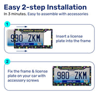 Tabletop RPG License Plate Frame – Fits Standard US Plates