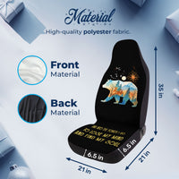 Camping Car Seat Covers – Set of 2, Universal Fit