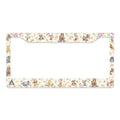 Cartoon Bear License Plate Frame – Fits Standard US Plates