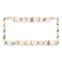 Cartoon Bear License Plate Frame – Fits Standard US Plates