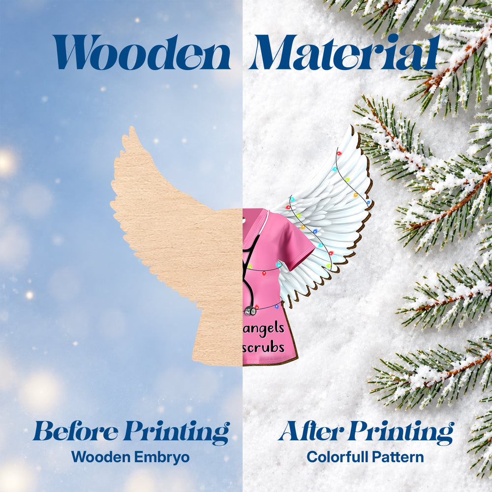 Nurse – Wooden Christmas Ornament