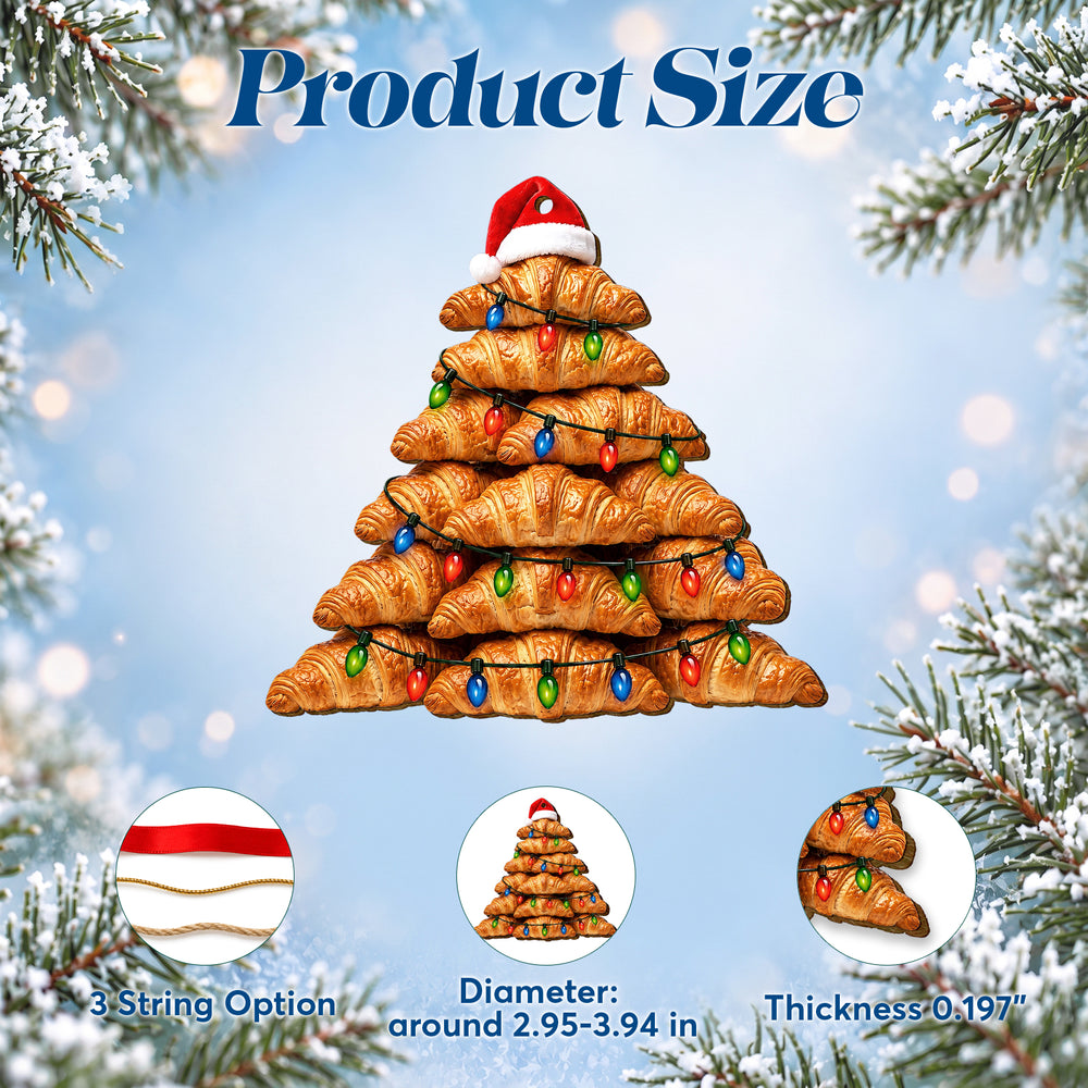Croissant – Wooden Christmas Ornament