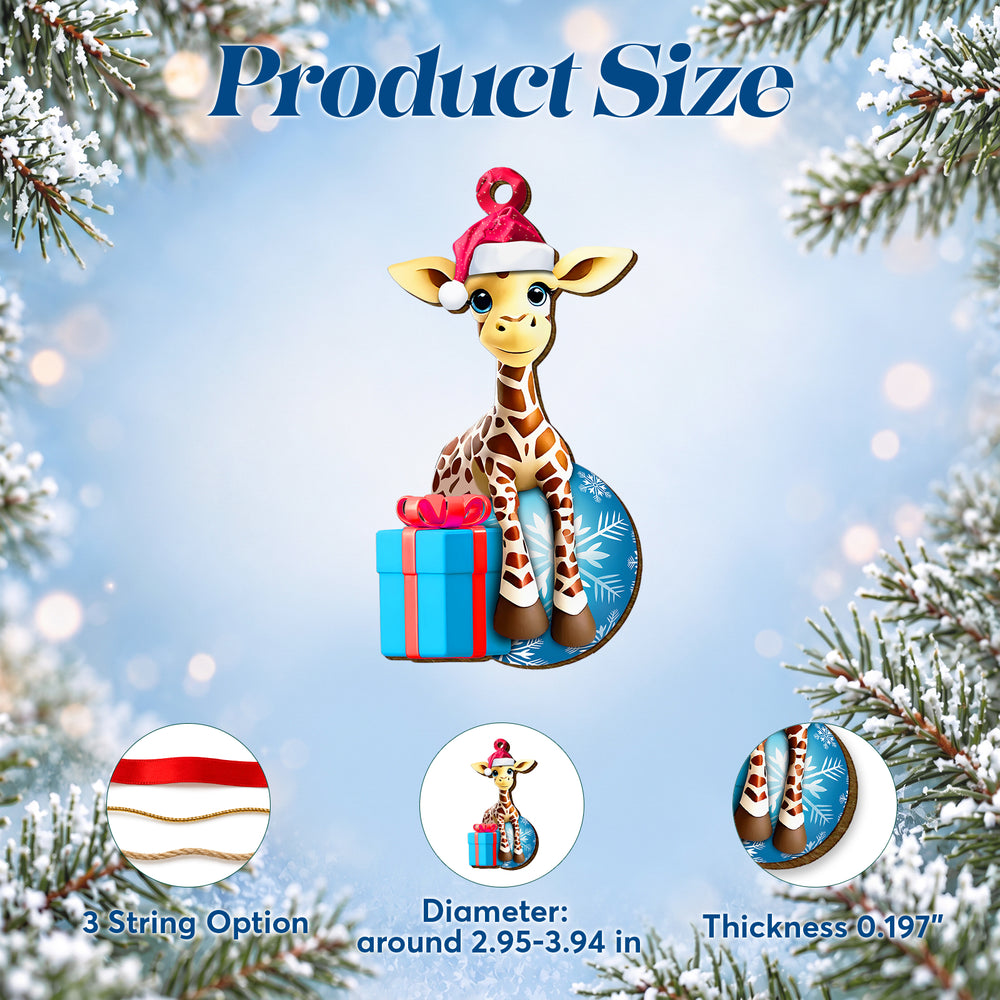 Giraffe – Wooden Christmas Ornament