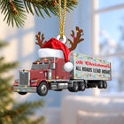 Red Semi Truck